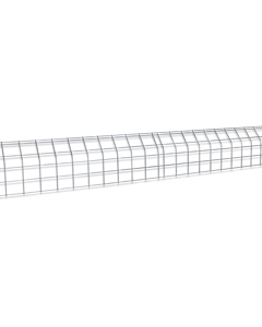 Wire mesh above foil ZnAl 1206 Primus V20